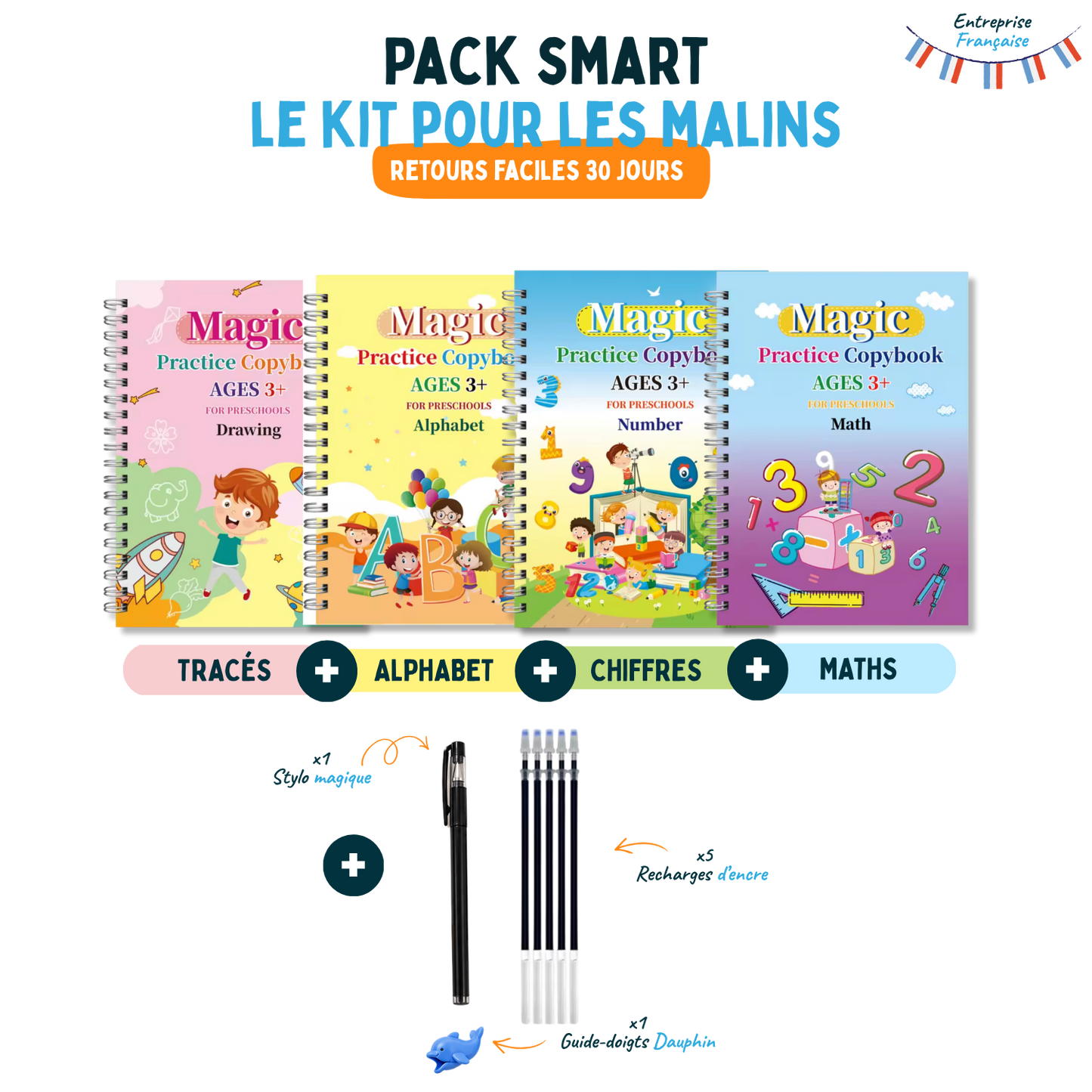 Le Kit Montessori d'Écriture et d'Éveil à l'Anglais dès 3 ans