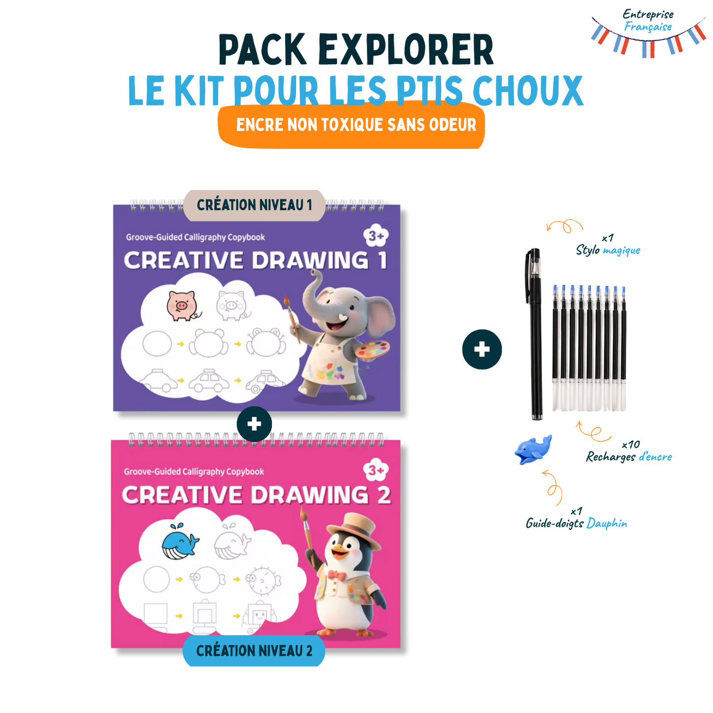 Le Kit Montessori d'Écriture et d'Éveil à l'Anglais dès 3 ans