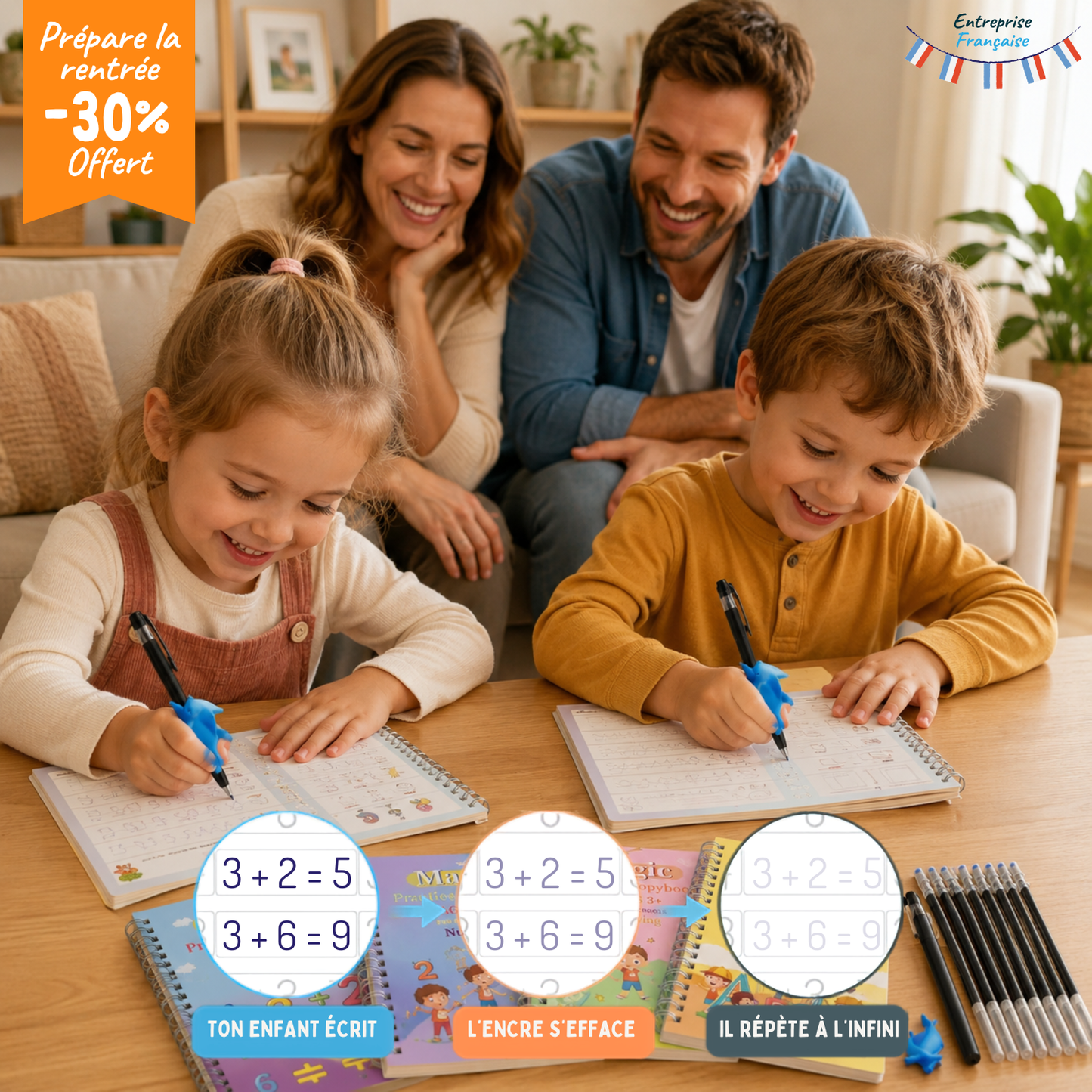 Le Kit Montessori d'Écriture et d'Éveil à l'Anglais dès 3 ans